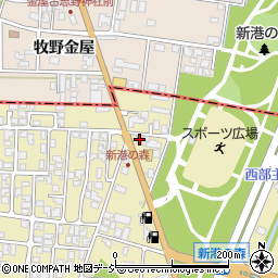 炭火焼肉慶尚苑周辺の地図