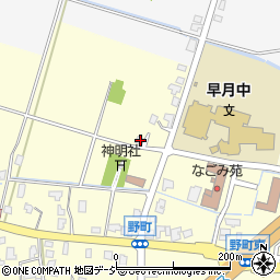 富山県滑川市野町1708周辺の地図