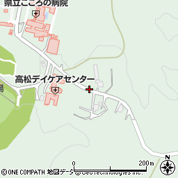 石川県かほく市内高松ウ周辺の地図
