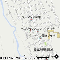 栃木県日光市所野1541-306周辺の地図