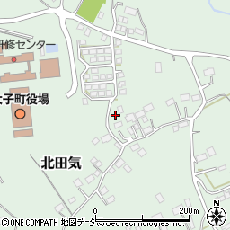 茨城県久慈郡大子町北田気周辺の地図