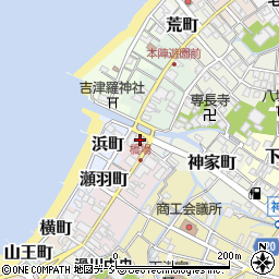 富山県滑川市橋場町周辺の地図