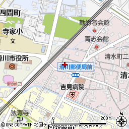 清水町一区公民館周辺の地図