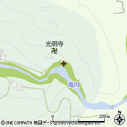 袋田の滝周辺の地図