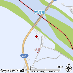 栃木県日光市大渡1057周辺の地図