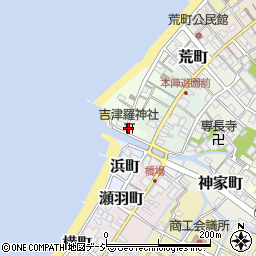 吉津羅神社周辺の地図