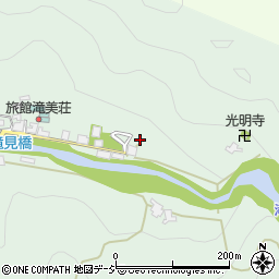 袋田第１トイレ周辺の地図
