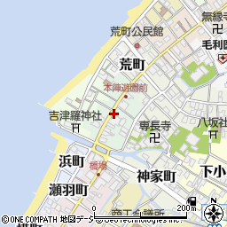 富山県滑川市大町周辺の地図