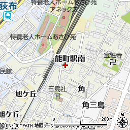 富山県高岡市能町駅南周辺の地図