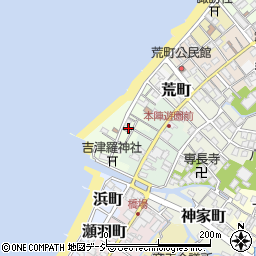 富山県滑川市三穂町周辺の地図