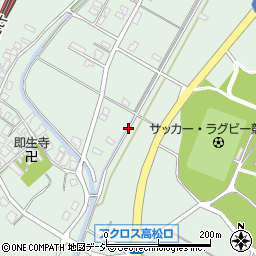 石川県かほく市内高松巳周辺の地図