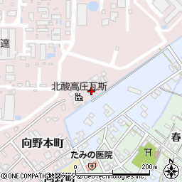 富山県高岡市開発町周辺の地図