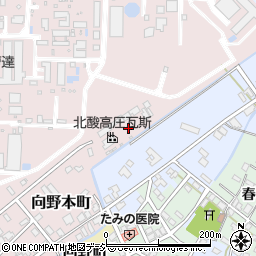 富山県高岡市開発町周辺の地図