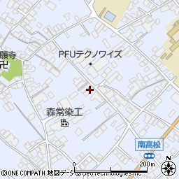 石川県かほく市高松（ケ）周辺の地図