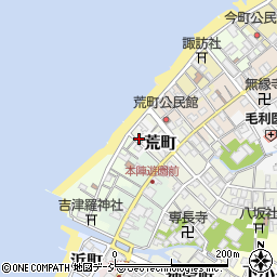 富山県滑川市松原町周辺の地図
