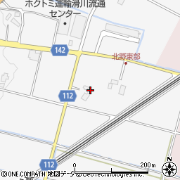 富山県滑川市北野835周辺の地図