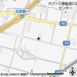 富山県滑川市北野821周辺の地図