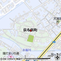 富山県高岡市荻布新町周辺の地図