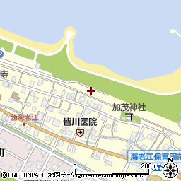 富山県射水市海老江周辺の地図