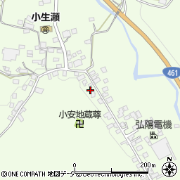 茨城県久慈郡大子町小生瀬3830周辺の地図
