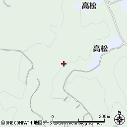 石川県かほく市内高松に周辺の地図