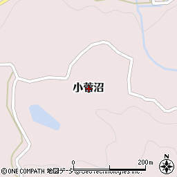富山県魚津市小菅沼周辺の地図