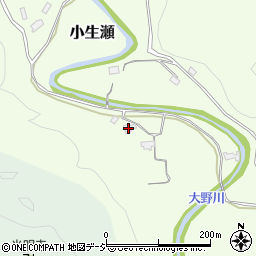 茨城県久慈郡大子町小生瀬1608周辺の地図