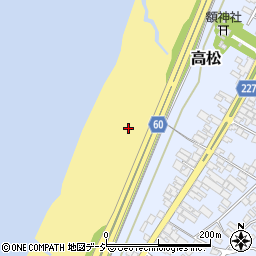 石川県かほく市高松（コ）周辺の地図