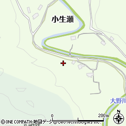 茨城県久慈郡大子町小生瀬1544-1周辺の地図