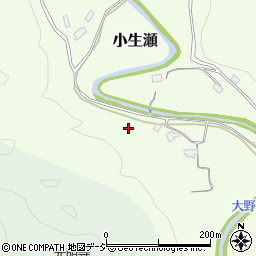 茨城県久慈郡大子町小生瀬1544周辺の地図