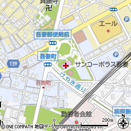 滑川市役所　公民館滑川東地区公民館周辺の地図