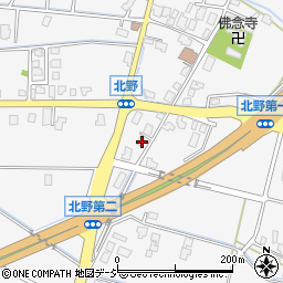 富山県滑川市北野785周辺の地図