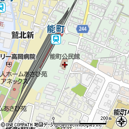 能町公民館周辺の地図