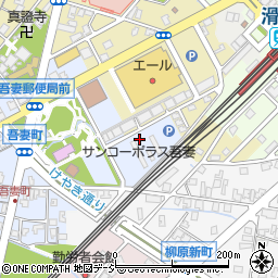 富山県滑川市吾妻町雇用促進住宅周辺の地図