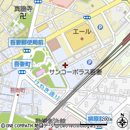 富山県滑川市公園通り周辺の地図