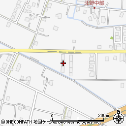 富山県滑川市北野518-1周辺の地図