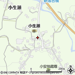 茨城県久慈郡大子町小生瀬4013-3周辺の地図