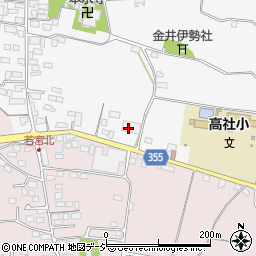ＪＡ中野市　平岡事業所周辺の地図