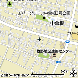 富山県高岡市中曽根周辺の地図