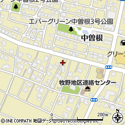 富山県高岡市中曽根周辺の地図