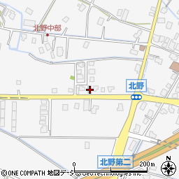 富山県滑川市北野488-2周辺の地図