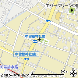 中曽根神社周辺の地図