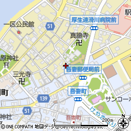 富山県滑川市常盤町338周辺の地図