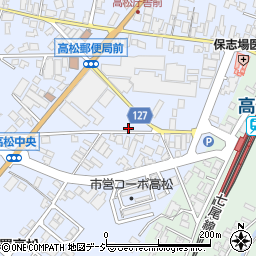 石川県かほく市高松（ノ）周辺の地図