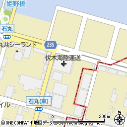 伏木海陸運送株式会社　第１ＣＦＳ上屋周辺の地図