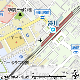 滑川駅前駐車場周辺の地図
