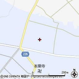 石川県かほく市元女弐周辺の地図