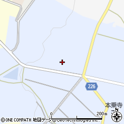 石川県かほく市元女参周辺の地図