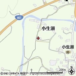 茨城県久慈郡大子町小生瀬3970-2周辺の地図