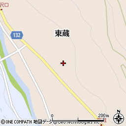 富山県魚津市東蔵345周辺の地図